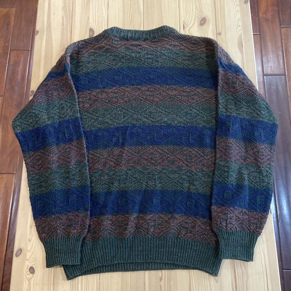 Vintage Italian Sweater Co Mens Vintage Knit Sweater Size Large Acrylic/Wool - Picture 6 of 7